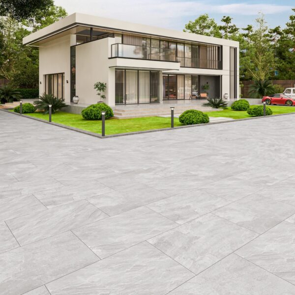 Kandla Grey Outdoor Porcelain Paving Tiles – 900x600mm – 20mm - Image 9