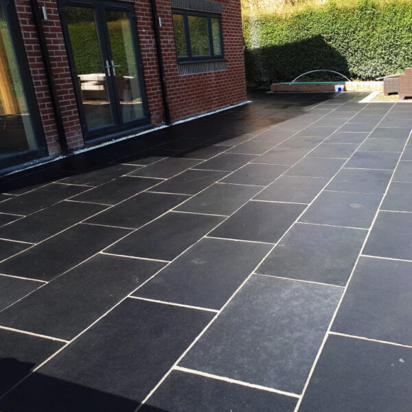 Black Sawn Edge Indian Limestone Paving Slabs – 900x600mm – 22mm Calibrated  £239.00 – £430.00 inc. VAT - Image 2